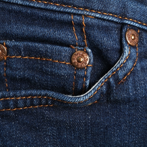 Womens Acne Jeans Blue Skinny KEX Soft Raw 24/32 - Picture 5 of 8